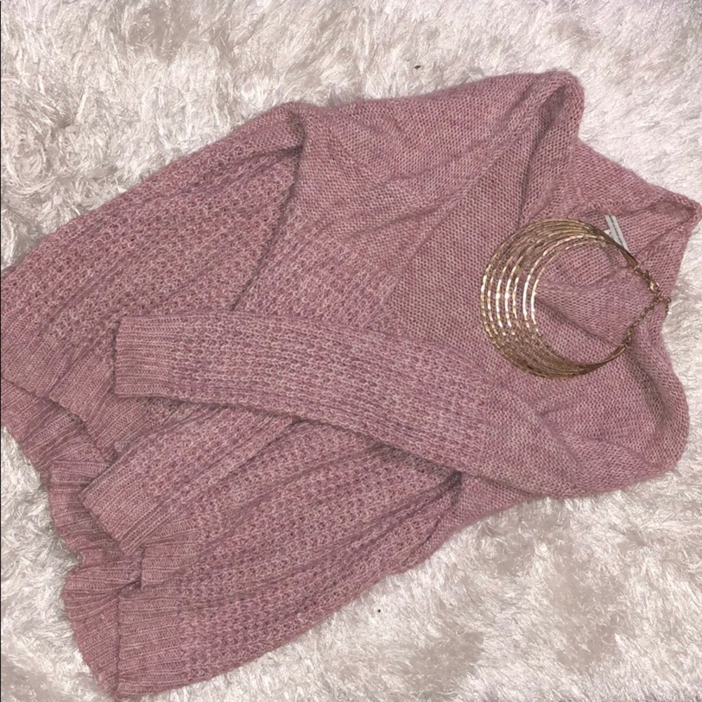 Pink “loose/oversized” Sweater